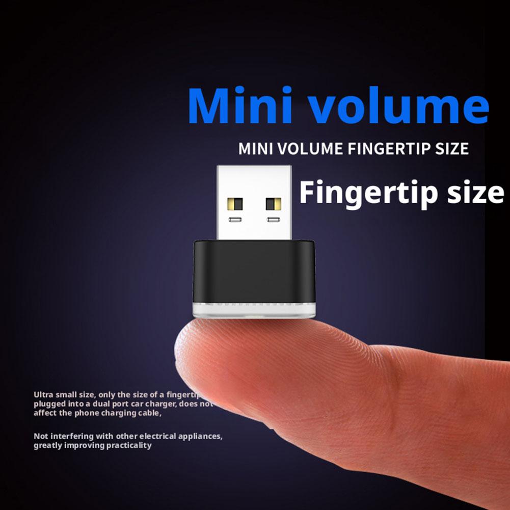 Mini USB Car Light Colorful Night Ambient Lights Auto Lamp Decorative Atmosphere Interior LED J9Z7