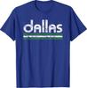 Dallas Texas Retro Vintage Weathered Throwback T-Shirt