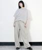 Deumakeu Side One-Pleat Stripe Real Wide Pants Beige (Spring/Summer Ver.)