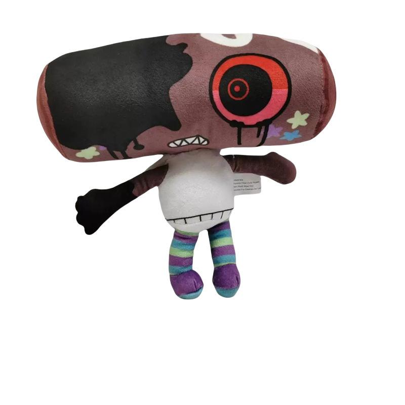 Peluche Giocattolo Morbido Stile Cartone Animato Gioco Bambola Imbottita Personaggio Kawaii Decorazione Stanza Ciondolo Zaino Regalo di Compleanno per Bambini Fan