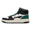 Li Ning Tianji Zacht HI Antislip Slijtvast Middelhoge Skateschoenen Heren Wit Zwart Groen AGCU367-2