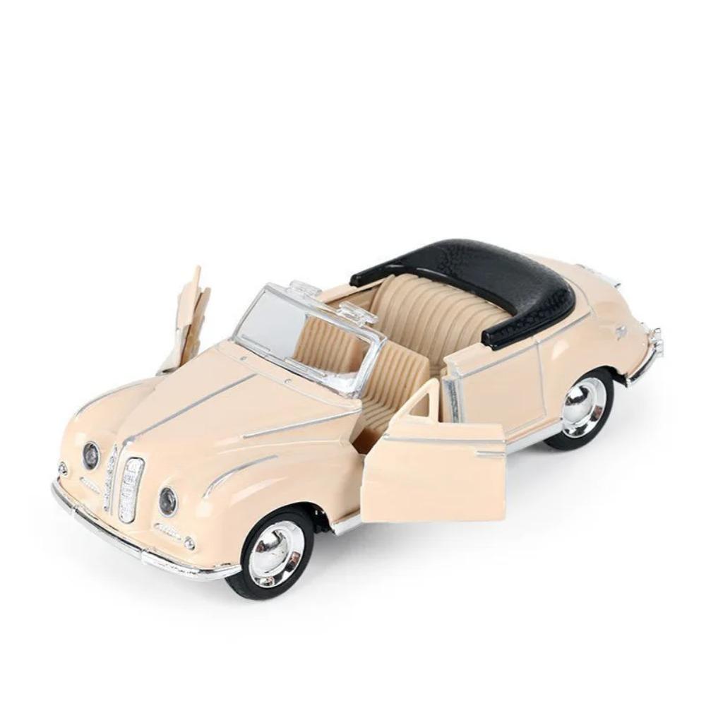1:32 Lega Modello Auto d'Epoca Giocattolo per Bambini Ornamenti per Auto Giocattolo a Retrazione Modello di Auto Giocattolo per Ragazzo Die-Cast Giocattolo Educativo