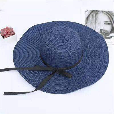 Wide Hat Women Gifts Summer Hat Sun Cap Brim Hat Floppy  Hat Big Hat Straw Hat Foldable Cap