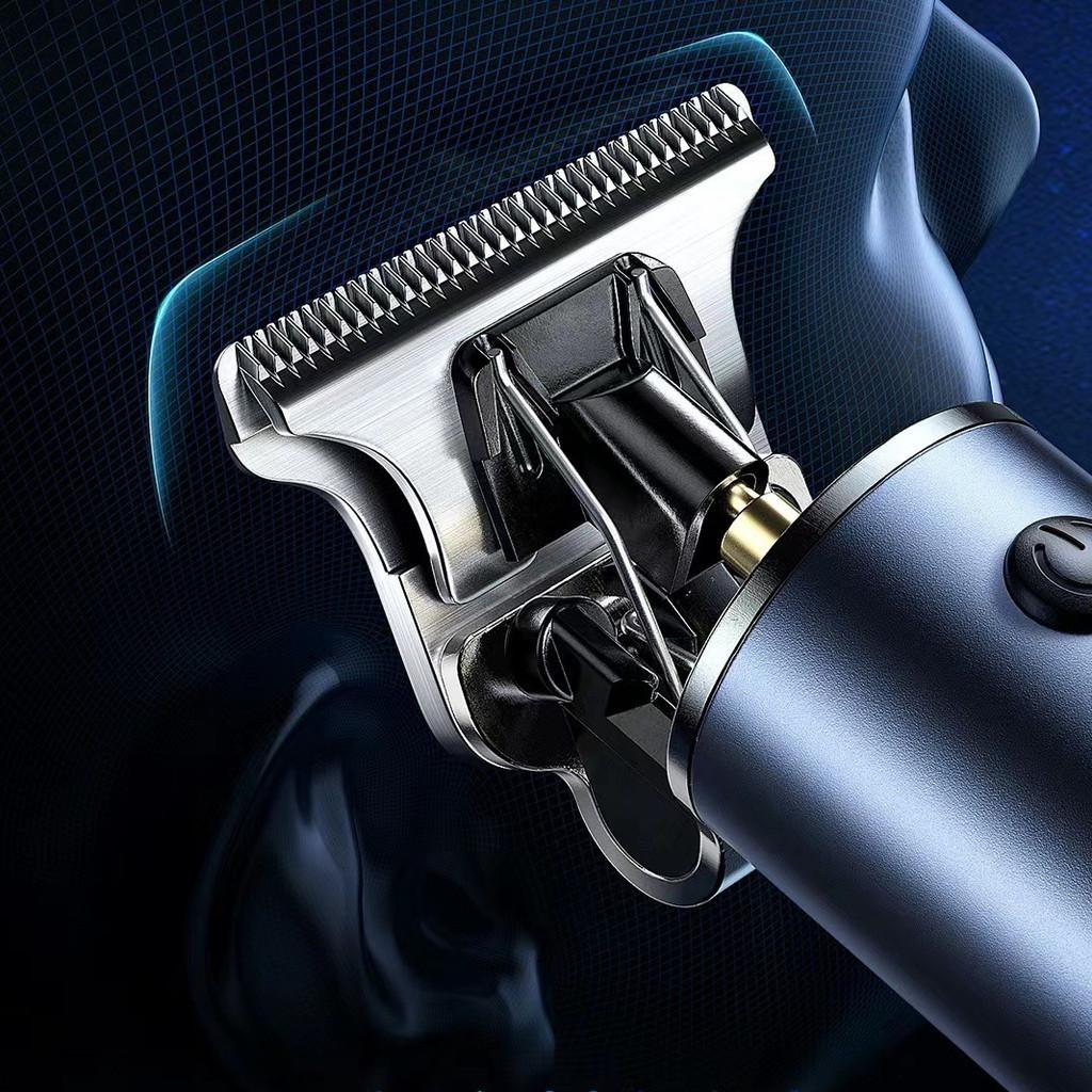 Cordless Baldheaded Haircut Machine Rechargeable Digital  Display Hair Trimmer Hair Salon Professional Electric Hair Clipper