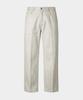 BIRBANTE Center Cris C.L Fit Elastic Waist Chino Pants - Ivory