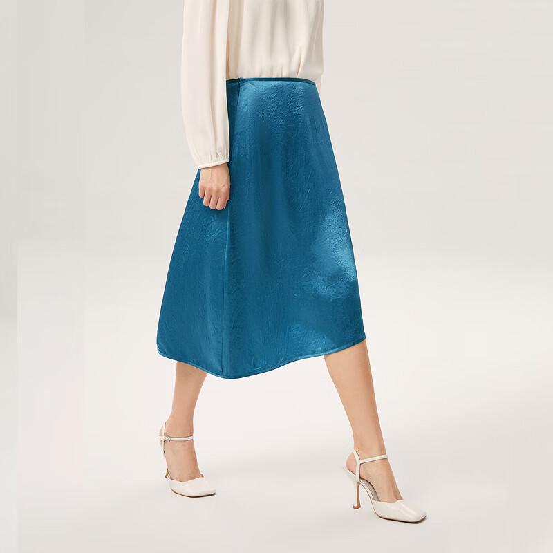 OVVOVV Acetate Asymmetric Hem Drapey Skirt S