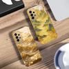 Gouden landschap telefoonhoesje voor Samsung A 01 52S A04 A05S A10 A12 13 22 23 24 36 42 M02 Note 10 20Ultra 8 9
