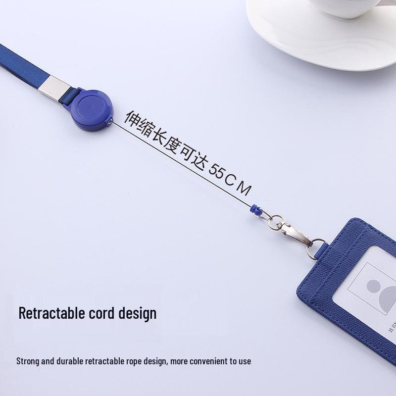 Customizable ID Badge Holder and Lanyard for Access Control and Name Tags
