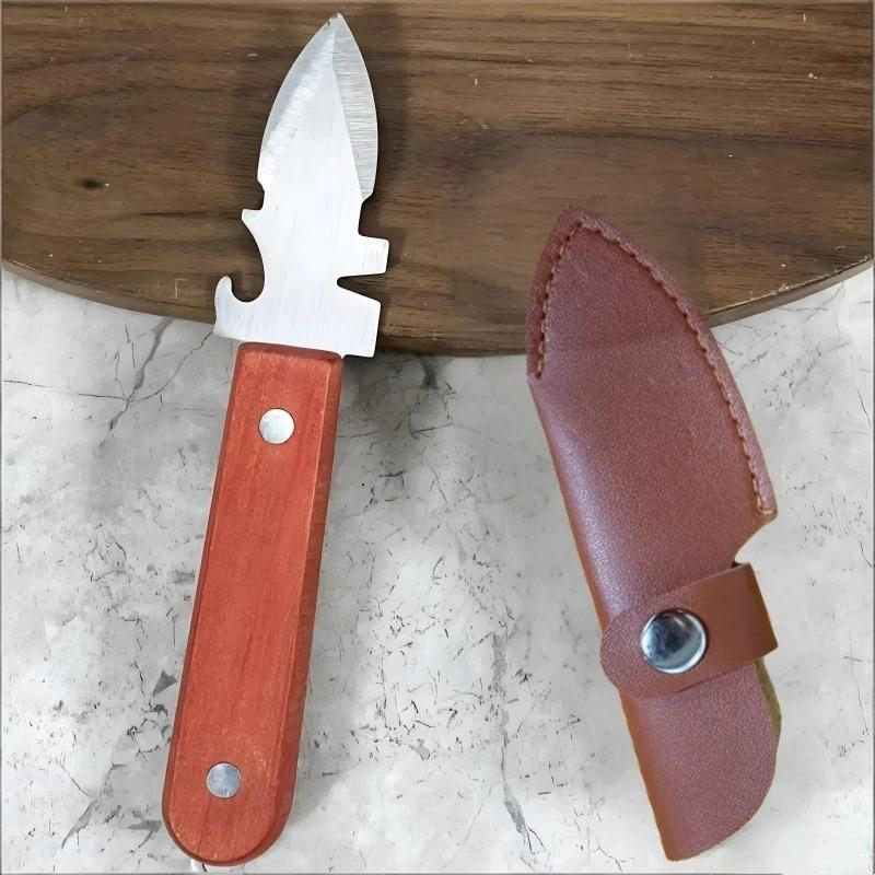 Austernmesser Scharfkantiger Schäler Schale Meeresfrüchte Öffner Werkzeug Edelstahl Muschelöffner für Austern Muscheln Krötenfisch Krabbenschalen