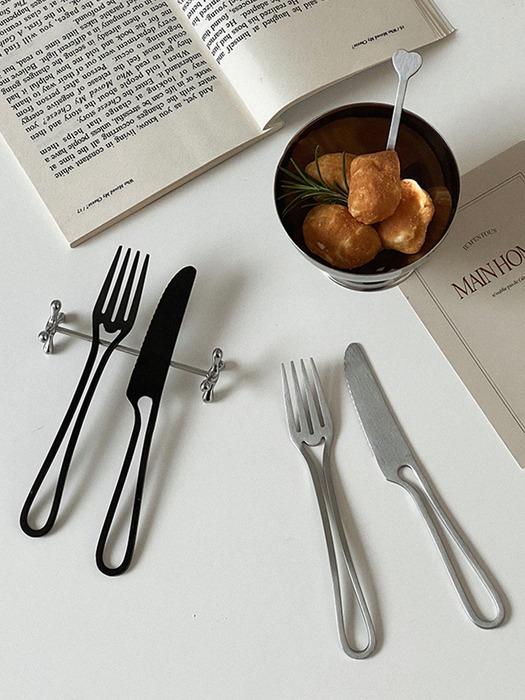 

mainhome [Self-made] Viento Dessert Dinner Cutlery Spoon Set Black teaspoon (600 won)