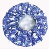 Waterproof Double Layer Bath Cap Anti-Fouling Shampoo Cap Print Hat Shower Cap  Swimming