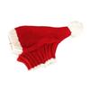 Ruffle Pet Button Knit Scarf Hat Autumn Winter Dog Warm Hat Puppy Knitted Hat  Spring Festival