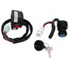 Handlebar Start Switch and Ignition Key Switch Replacement for Big Bear 250 YFM250 2007 2009 ATV 5LP 83973 01 00