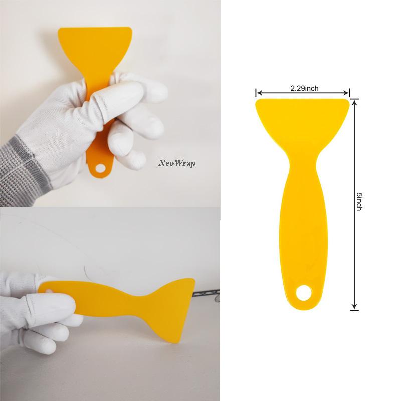 Plastic Resin Removal Scraper Flexible Paint Spatula Putty Knife Air Bubble Remover Sticker Installation Tool Vinyl Scraper