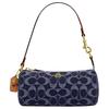 Nolita Fabric Handbag Small Women's Denim Blue With Natural Color CZ459-IMXIA