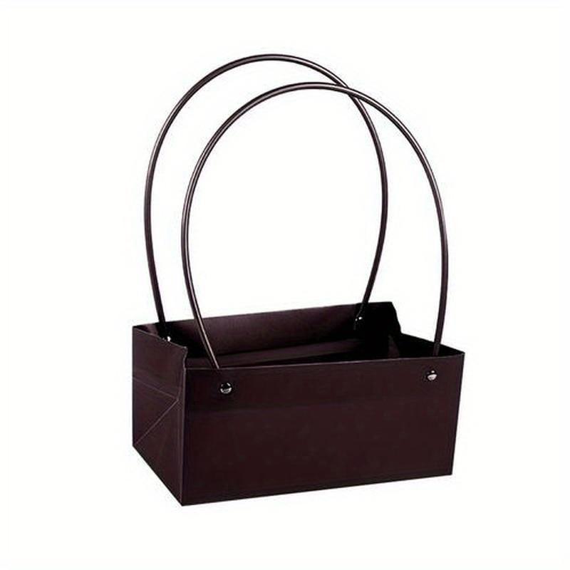 

1 шт. Цветочные бумажные коробки ведро флорист подарок 22x11x10 см украшение дома вечеринка день рождения декор принадлежности бумажные пакеты для подарков кофейный