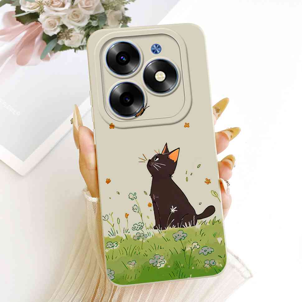 For Itel S23 Plus 4G Case Simple Style Sunset Soft Silicone Back Cover For ITEL S23 Plus 4G Phone Cases Fundas