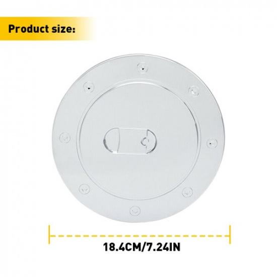 Trim Filler Tank Cover Door Gas Cap Fuel Fits For Silverado Tahoe Chevy Suburban