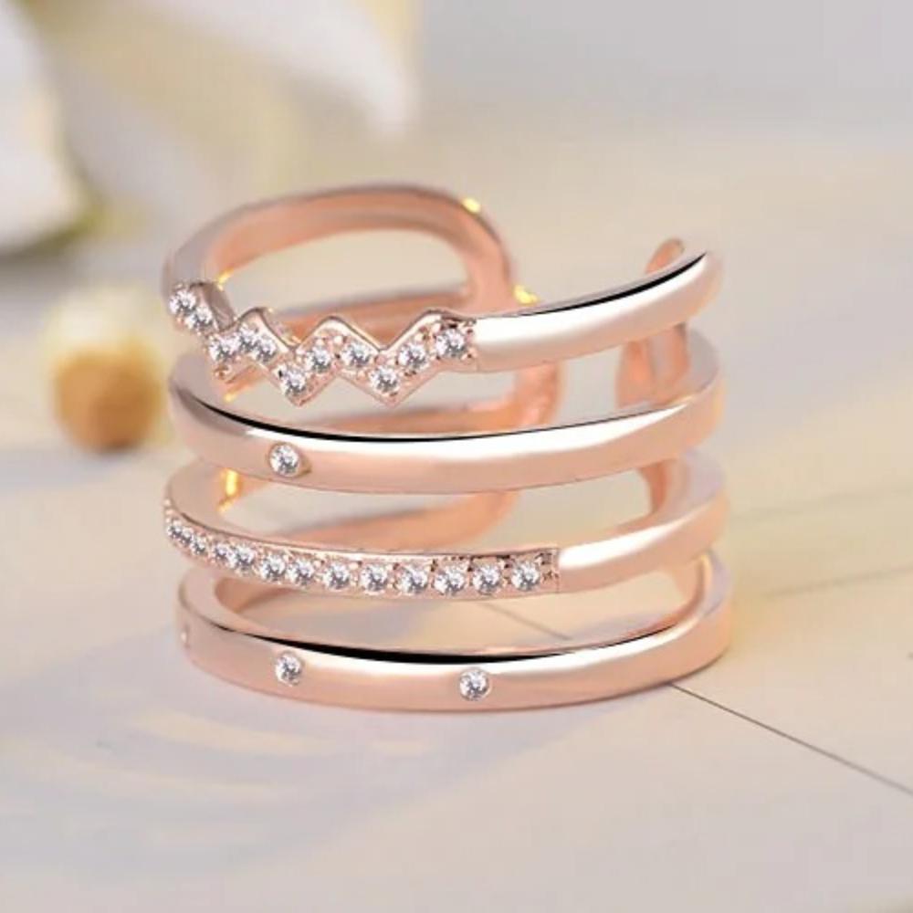 New  925 Sterling Silver Ring open Adjustable Fashion Exquisite Student Girlfriend Women Jewelry Accessories Wedding Party