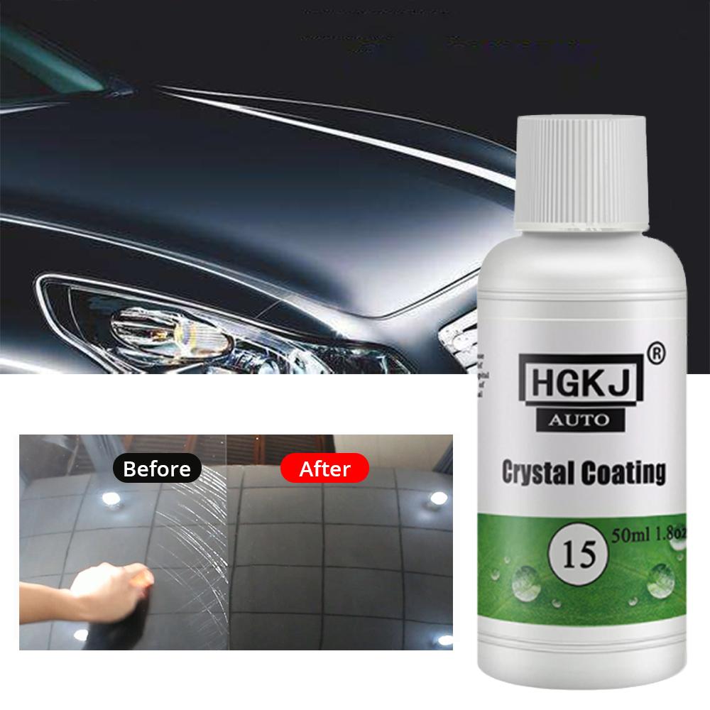 HVIERO-15 20ml/50ml/100ML Bildetaljer Polsk malingsrens Rust Tjæreflekkfjerner Ripereparasjonsmiddel Belegg Bilvask Glans