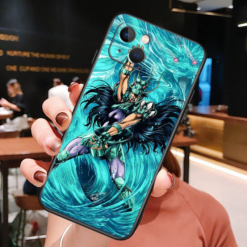 Saint Seiya Shiryu Telefoonhoesje Voor iPhone 16 Pro Max 15 14 13 11 12 Pro Max Plus 12 13 Mini XR 16e Funda Cover