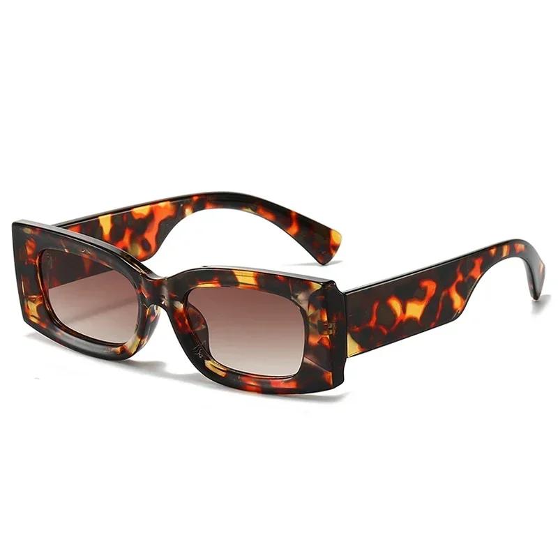  Ins Popular Fashion Square Candy Color Women Sunglasses Retro Gradient Yellow Men Shades UV400 Sun Glasses