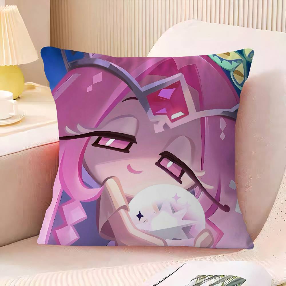 C-Cookie R-Run Pillowcase Bedroom Sofa Decorative Cushion Cover With Zipper Soft Cushion Cover