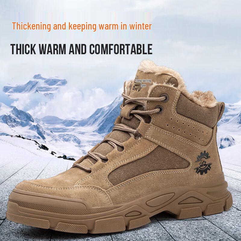 Lilang High-Top Fleece-Lined Safety Work Boots