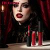 Fit Colors Matte Lip Gloss Set 6 Pcs Waterproof Long Lasting Liquid Lipstick Vivid Bold Colors Halloween Gothic Makeup Lip Tint Cosmetics