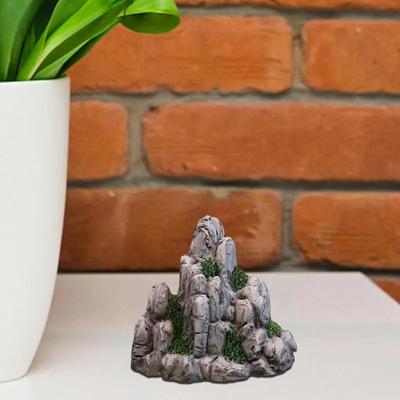 Mini Dağ Minyatür Sahte Taş Yapay Tepe Oyuncakları Bonsai Süsleri Peri Bahçesi Aksesuarları Ev Dekorasyonu Akvaryum Kayası