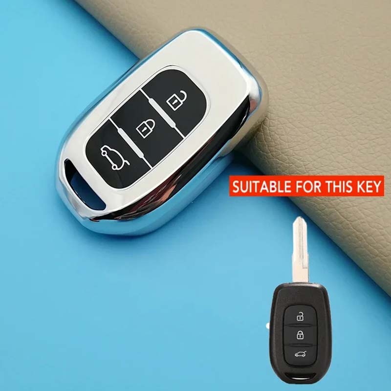 Car Remote Key Case Cover Shell For Renault Clio Modus Clio Dacia Sandero Logan Duster Dokker    Accessories Fob