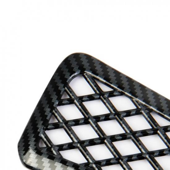 Carbon Fiber Style Dashboard Air Vent Outlet Cover Trims Fit For Honda Accord