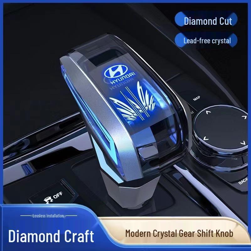 Luminous Gear Shift Knob for Toyota Land Cruiser, Highlander, RAV4, and Prado.