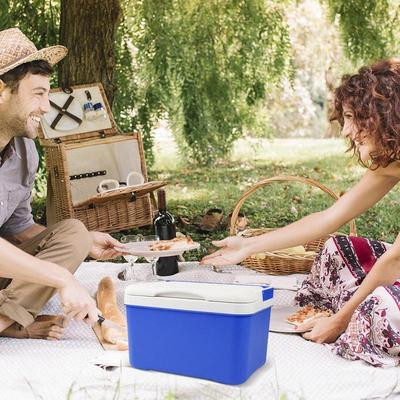 Mini-Kühlbox für unterwegs, 6 l, Thermo-Isolierbox, auslaufsicher, Camping-Kühlbox für Auto, Outdoor-Camping