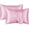 2Pieces Satin Pillowcase Set 50x66cm Optional Color Smooth And Soft Pillow Covers For Hair And Skin Protection