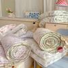 Summer Quilt Comforter Printed Thin Quilt for Home Decor Soft Cotton Breathable Air Conditioner Quilts Home Decor Soft Cotton Quilts