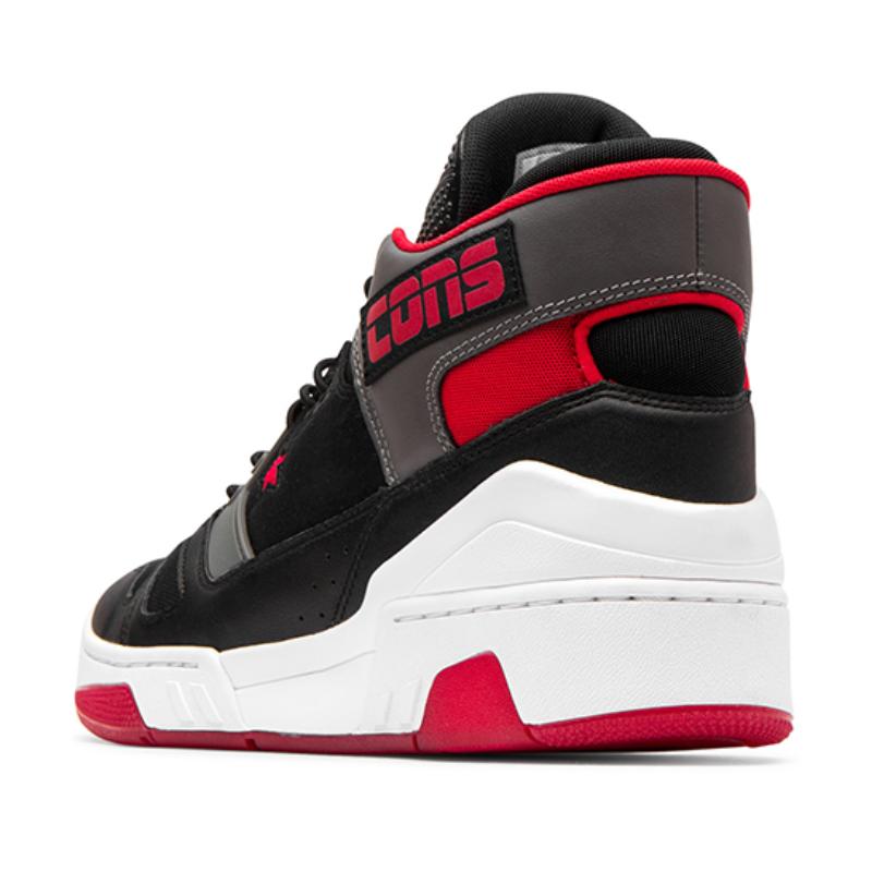 Converse ERX 260 Woven Classic High Top Vintage Basketball Shoes Unisex Black and Red Stitching