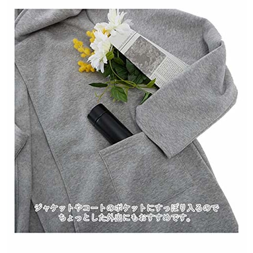 Pocketle Slim Water Bottle, 120mL, Stainless Steel, Silver