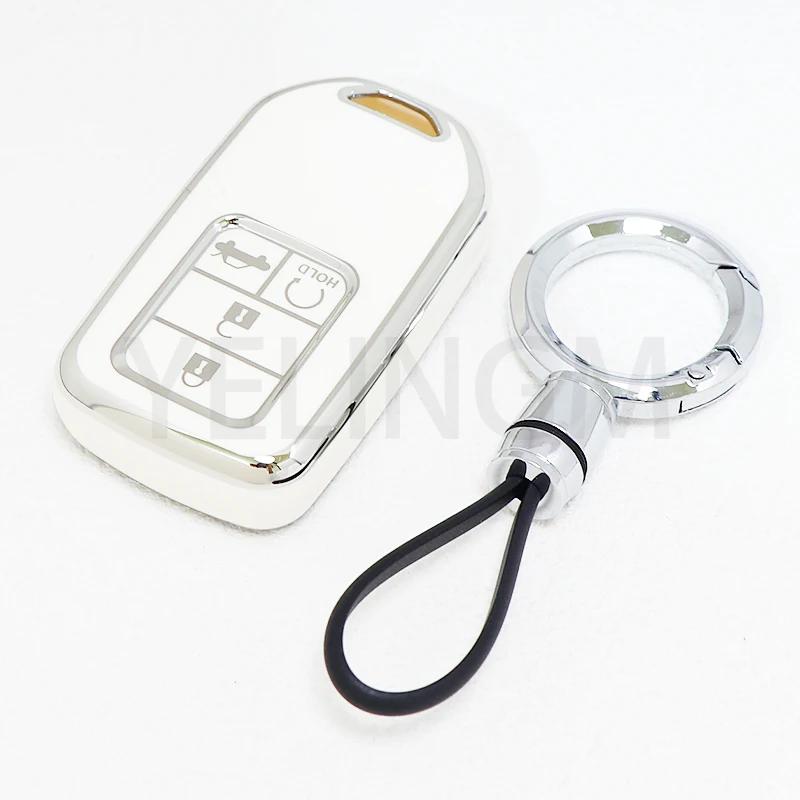 2 3 4 5 Button For Honda Accord Civic Cr-V Fit Hr-V Pilot Ex Odyssey Crosstour Ridgeline Clarity Insight Lx Car Key Case Cover