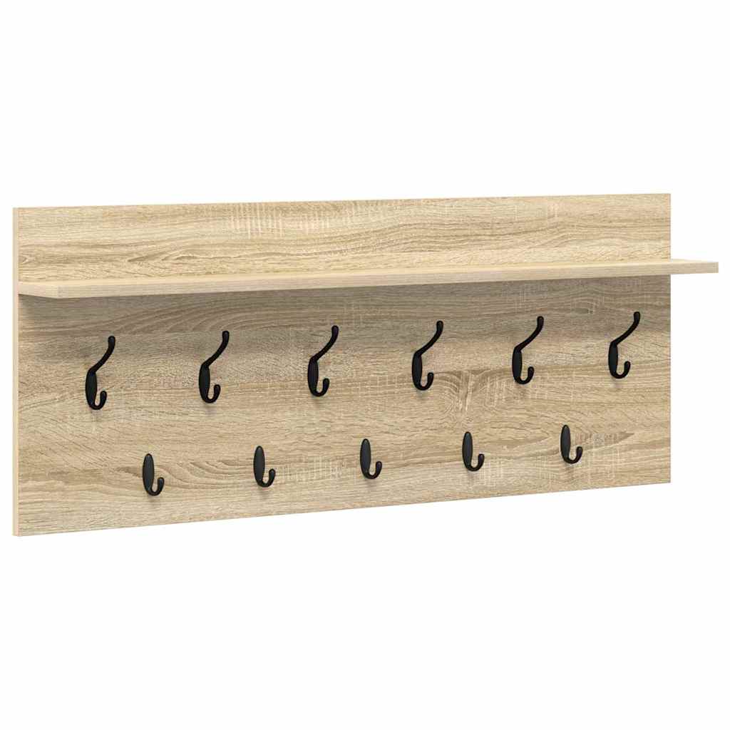 Wall Mounted Nightstand Sonoma Oak 100 x 40 x 12 cm