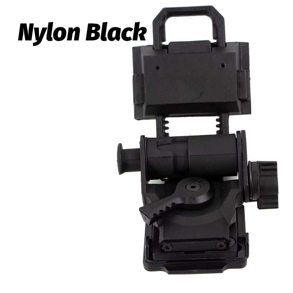 L4G24 NVG Helmet Metal/Nylon Mount Holder Night Vision Goggles Mount Outdoor Sport Tactical Helmet Bracket For PVS15/18