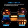 2Pcs 4leds Side Marker Warning Light 12-24V Daytime Running Light Truck Car LED Tail Lights Police Light Bar Strobe Optional