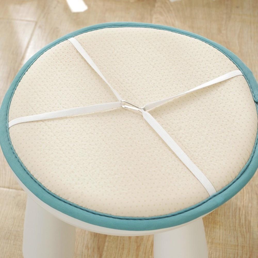 Cozy 25/35cm Seat Pad Solid Color Non-slip Chair Cushion Thick Warm Round Cushion Winter Season