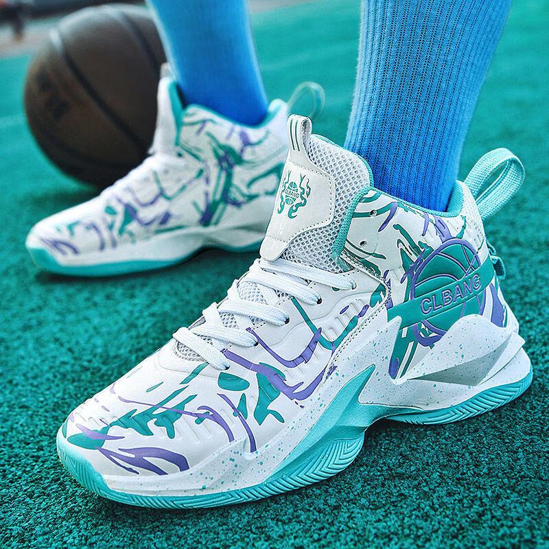 

Кроссовки Venom James для баскетбола, звук трения, нескользящие, износостойкие, легкие, дышащие, высокие, мужские и подростковые, кроссовки-мандаринки 35