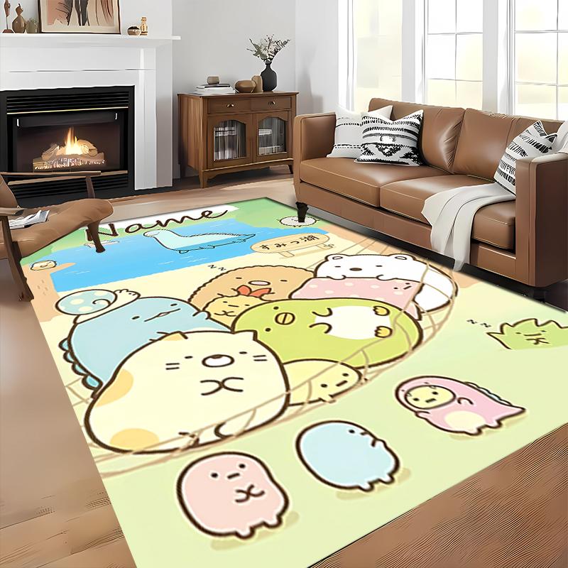 Custom personalization Sumikko Gurashi Area Rug - Perfect For Kitchen, Bathroom,Laundry Room Decor Large Size Available,Gift All Seasons