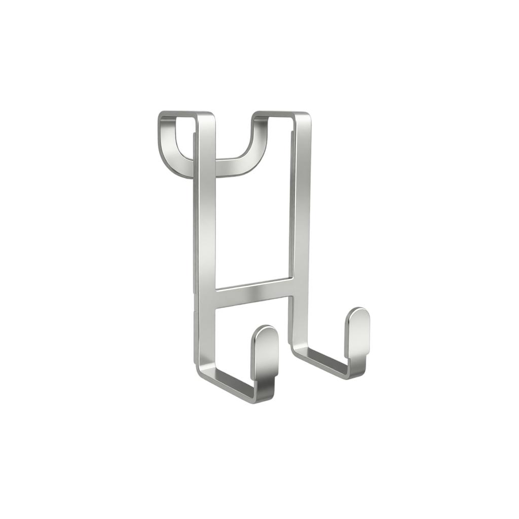 Over Door Hook No Drilling Required Indoor Quick Installation Hook Heavy Duty Metal Organizer for Home Office Bathroom Closet Use