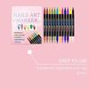 1Box Professional Nail Drawing Tool Bright Color Nail Point Graffiti Dotting Pen for Simple DIY Manicure Beginner