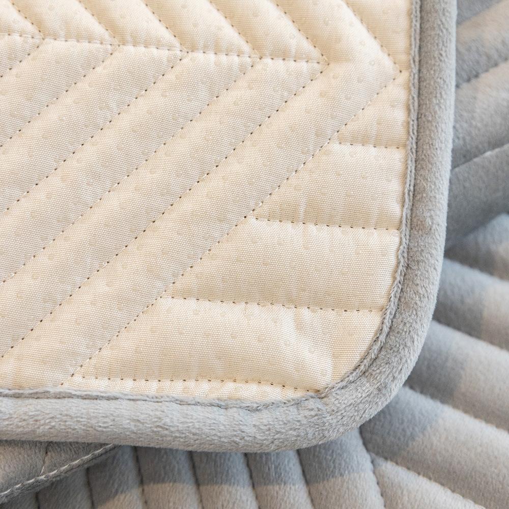 Cojín de Sofá de Terciopelo Cristal de Invierno Nuevo Estilo Crema Francés Claro Funda Funda Paño Cojín de Sofá de Cuero