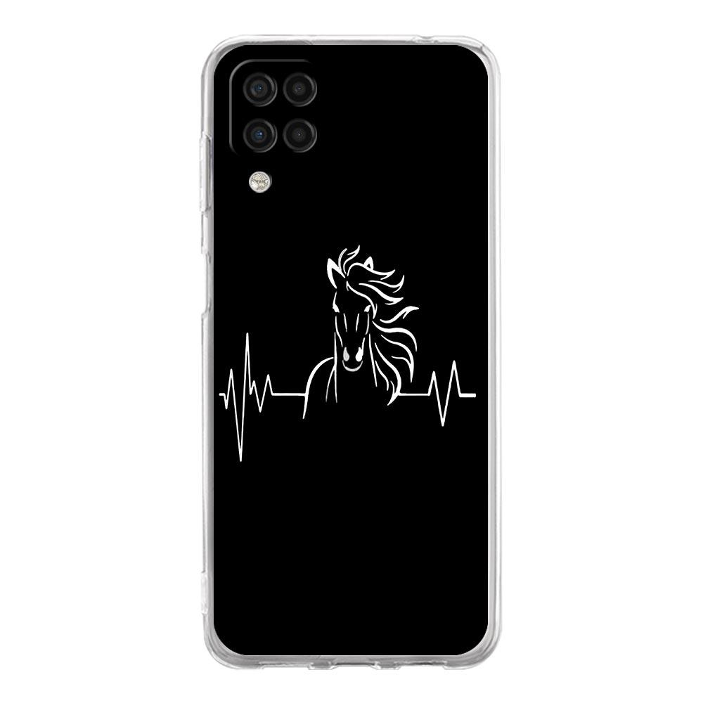 Animal Art Horse Phone Case For Samsung Galaxy A13 A33 A73 A53 A23 A51 A71 A21S A12 A31 A41 A05s A03S A15 A25 A32 5G Clear Cover