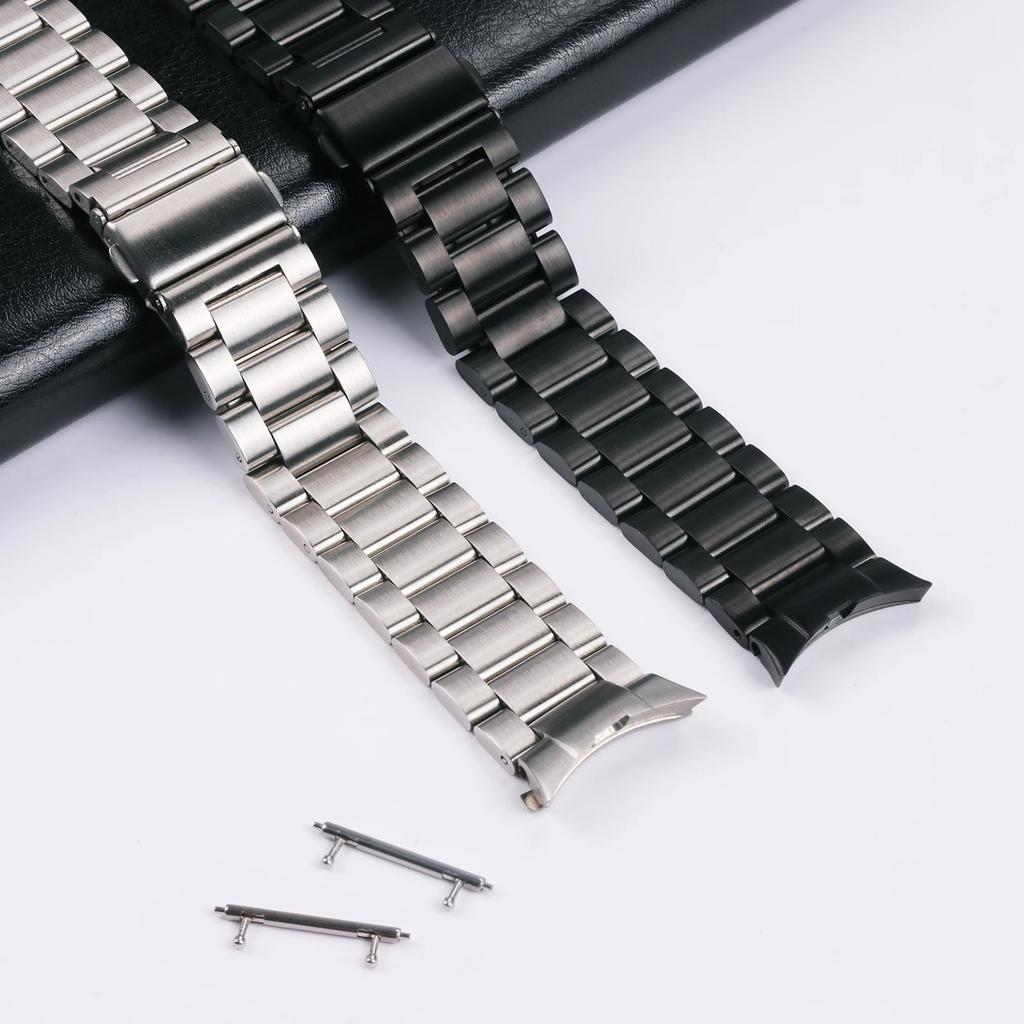 Metal Strap For Samsung Galaxy Watch 6 Classic 47mm 43mm 7/6/5/4 44mm 40mm Curved Interface Wristband Galaxy Watch Pro 45mm Band